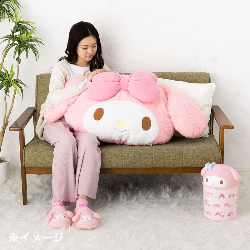 My Melody Big Face Cushion- Japan Figure Store - #1 Bring To You The Best Japanese Goods