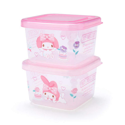 SANRIO Mini Food Container Storage Container Set Of 2 My Melody- Japan Figure Store - #1 Bring To You The Best Japanese Goods