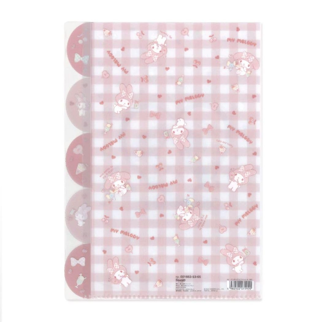 M-Plan My Melody A4 Index File Japan | Pocket File Sanrio- Japan Figure Store - #1 Bring To You The Best Japanese Goods