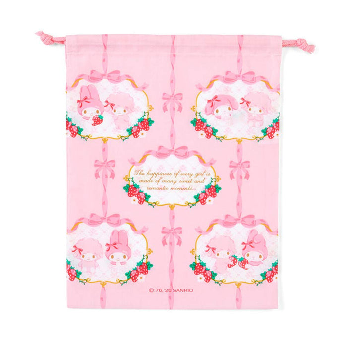 SANRIO Drawstring Bag M My Melody- Japan Figure Store - #1 Bring To You The Best Japanese Goods