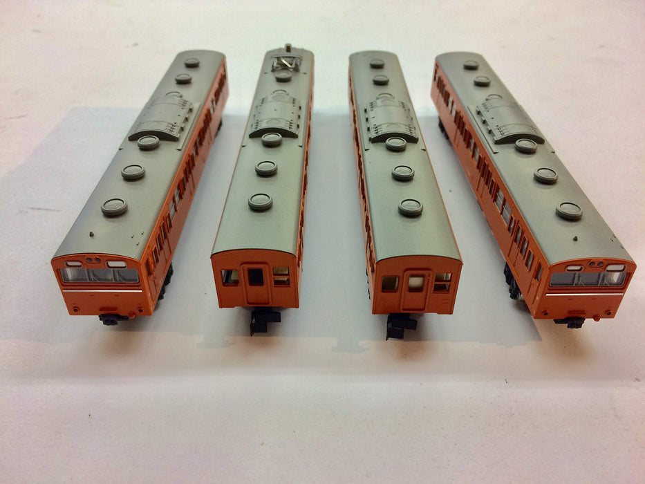 Kato N Gauge 103 Series Orange 4 Cars Set - New 10-312 Model- Japan Figure Store - #1 Bring To You The Best Japanese Goods