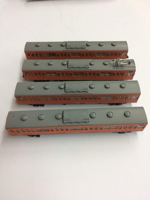Kato N Gauge 103 Series Orange 4 Cars Set - New 10-312 Model- Japan Figure Store - #1 Bring To You The Best Japanese Goods