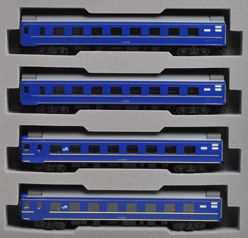 Kato N Gauge 10-806 Hokutosei 24 Series 25 Type Add-On B Set 4 Cars- Japan Figure Store - #1 Bring To You The Best Japanese Goods