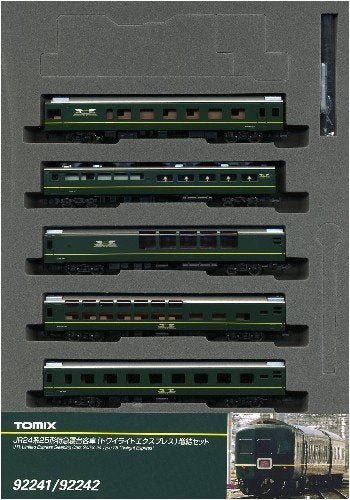 Tomytec 24 Series N Gauge Limited Express Sleeper Passenger Vehicle Twilight Express Set A- Japan Figure Store - #1 Bring To You The Best Japanese Goods