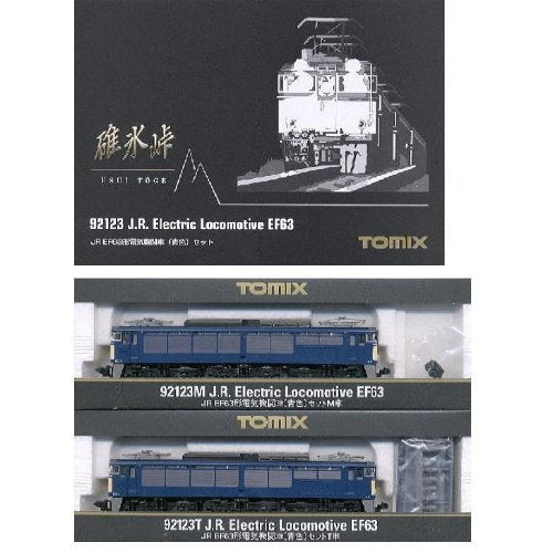 Tomytec N Gauge Vehicle Ef63 Blue Electric Locomotive Toy Train 92123- Japan Figure Store - #1 Bring To You The Best Japanese Goods
