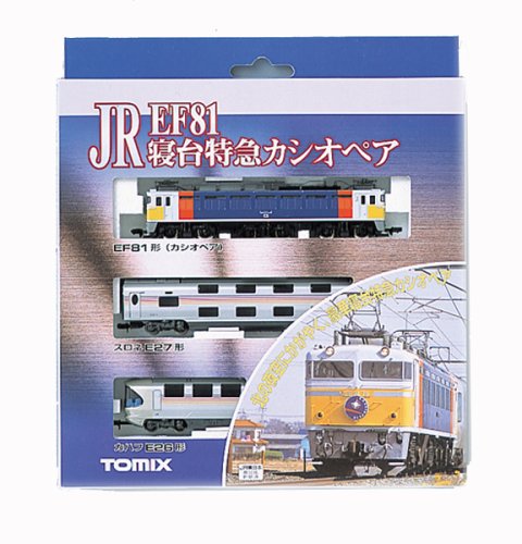 Tomytec N Gauge EF81 Cassiopeia Basic Sleeper Express Set 3 Cars 92251- Japan Figure Store - #1 Bring To You The Best Japanese Goods
