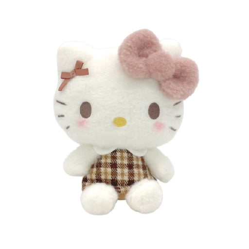 Nakajima Corporation Japan Howa Mocha Check Hello Kitty S 186447-23- Japan Figure Store - #1 Bring To You The Best Japanese Goods