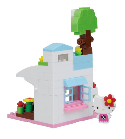 KAWADA Pk-004 Nanoblock Plus Sanrio Hello Kitty Flower Shop- Japan Figure Store - #1 Bring To You The Best Japanese Goods