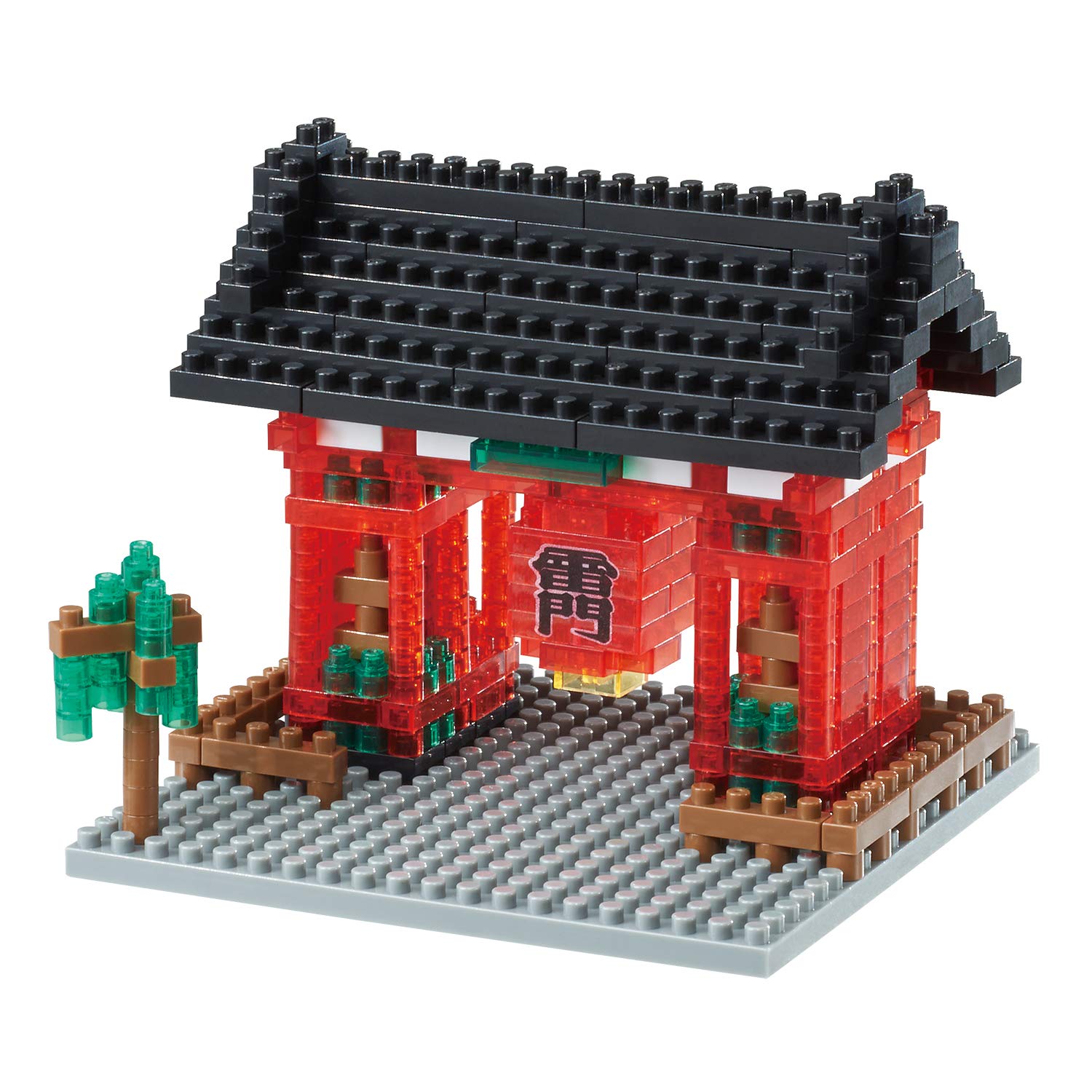 KAWADA Nbh_007R Nanoblock 10Th Anniversary Kaminarimon Transparent Ver.- Japan Figure Store - #1 Bring To You The Best Japanese Goods