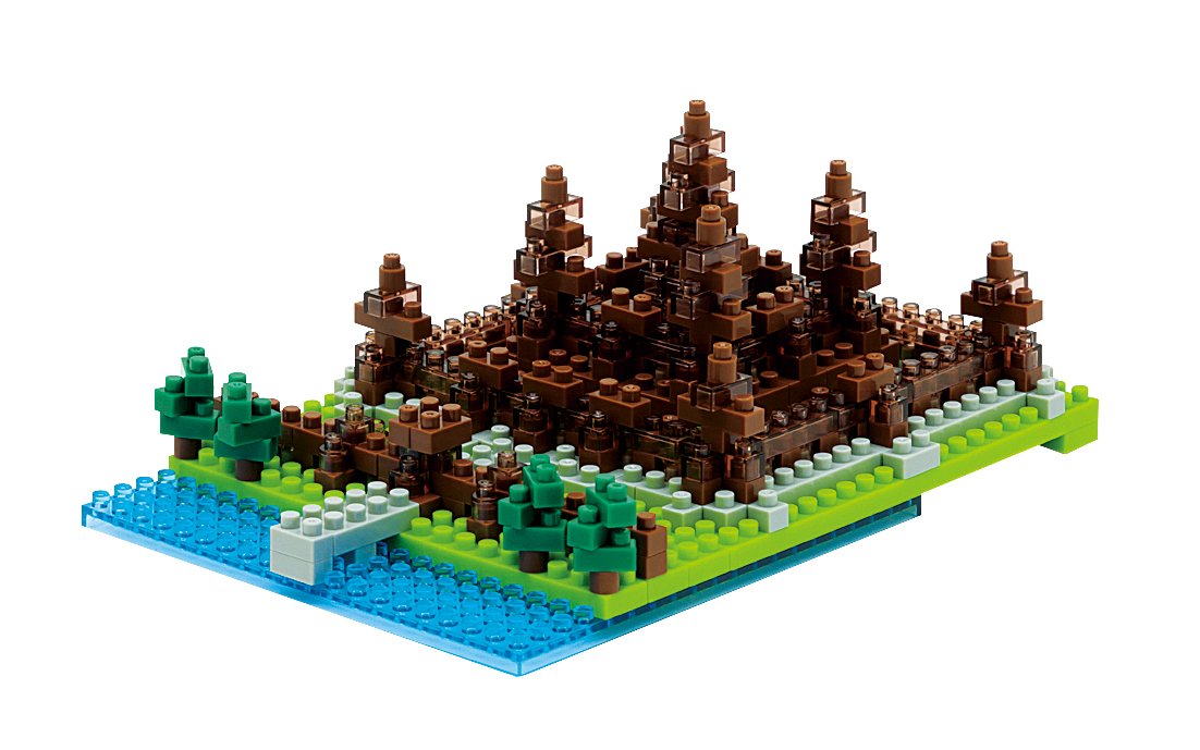 KAWADA Nbh-032 Nanoblock Angkor Wat- Japan Figure Store - #1 Bring To You The Best Japanese Goods