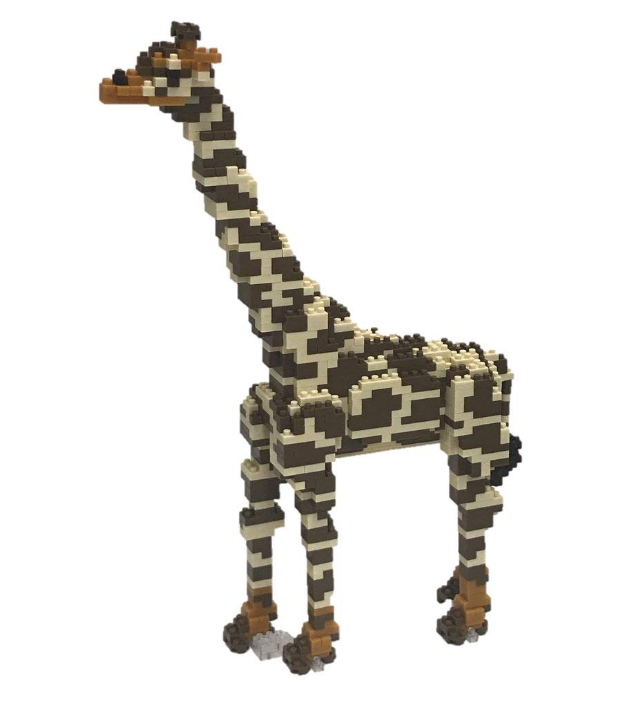 KAWADA Nbm-022 Nanoblock Animal Dx Giraffe- Japan Figure Store - #1 Bring To You The Best Japanese Goods