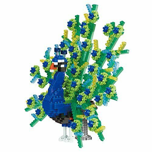 Nanoblock Animal Dx Peacock Nbm023- Japan Figure Store - #1 Bring To You The Best Japanese Goods