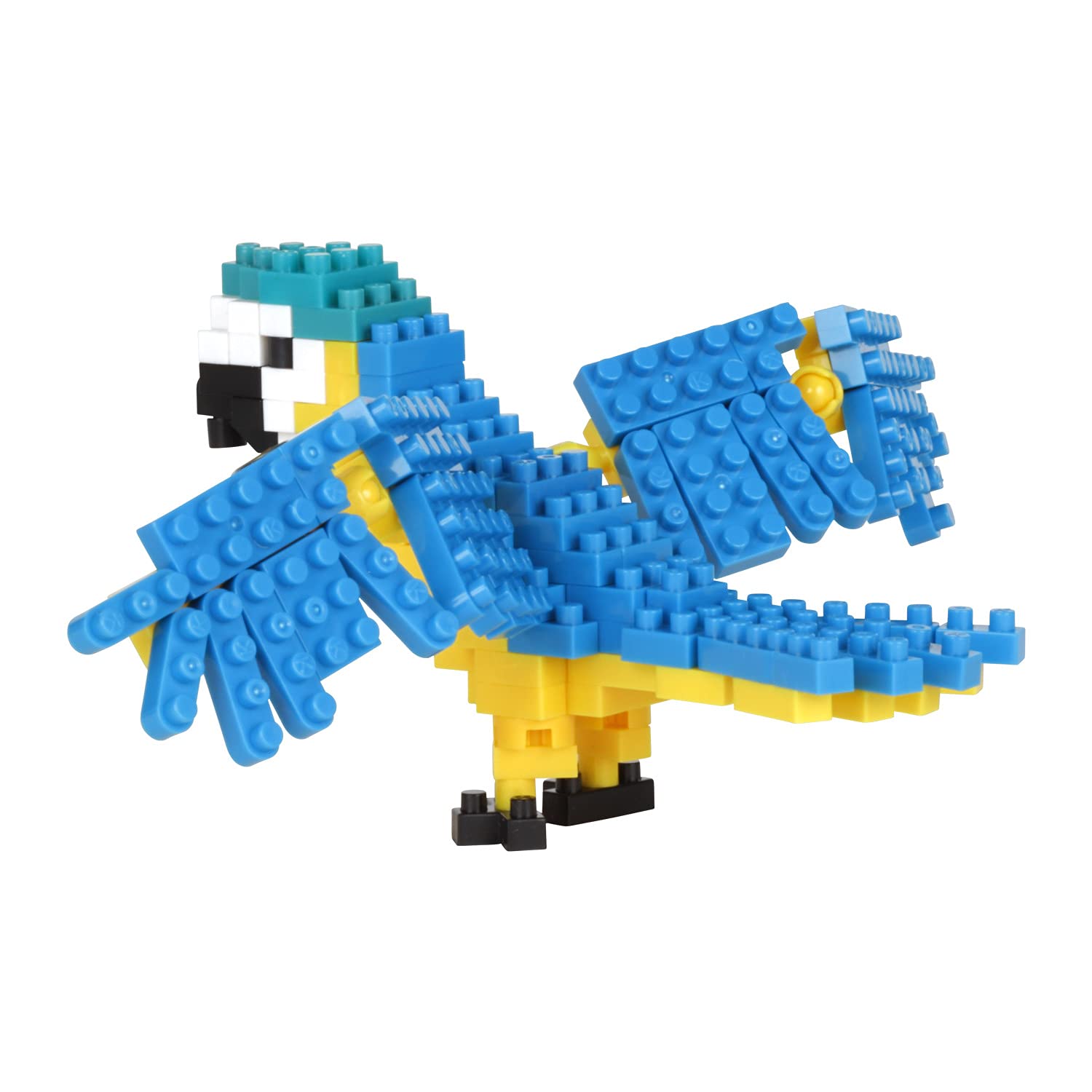 KAWADA Nbc-343 Nanoblock Blue-And-Yellow Macaw- Japan Figure Store - #1 Bring To You The Best Japanese Goods