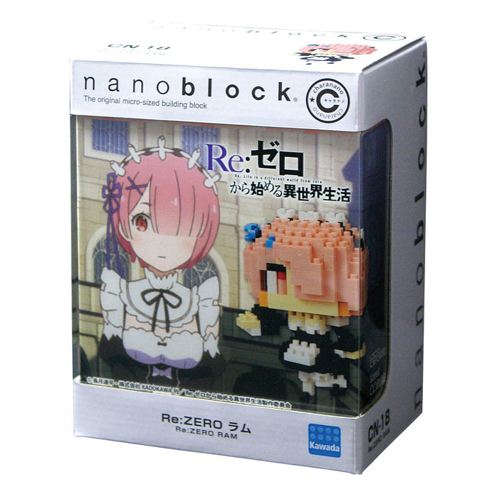 Nanoblock Kawada Re:Zero Ram Cn-18- Japan Figure Store - #1 Bring To You The Best Japanese Goods