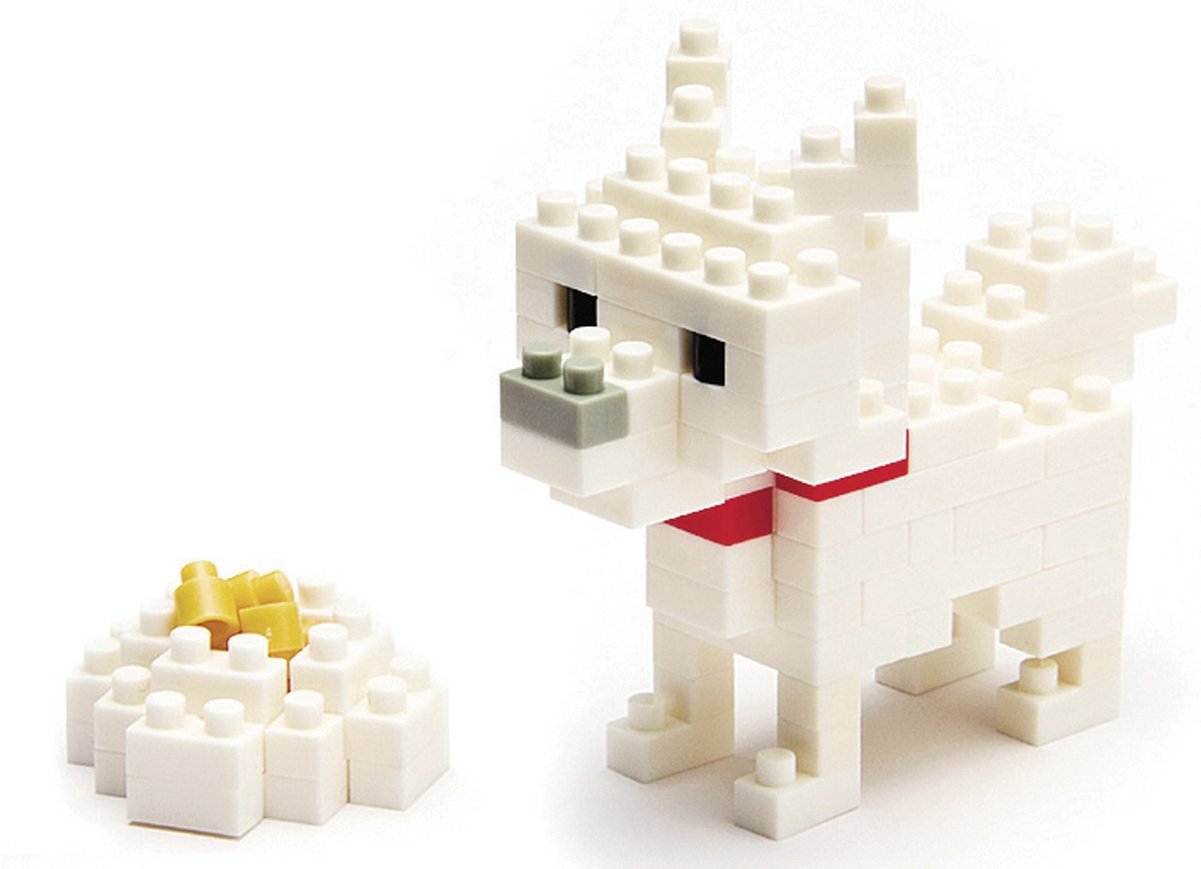 KAWADA Nbc-005 Nanoblock Hokkaido Dog- Japan Figure Store - #1 Bring To You The Best Japanese Goods