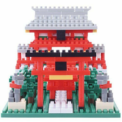 Nanoblock Inari Shrine Edo Type Nbh-108- Japan Figure Store - #1 Bring To You The Best Japanese Goods