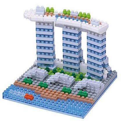 Nanoblock Marina Bay Sands Nbh123- Japan Figure Store - #1 Bring To You The Best Japanese Goods