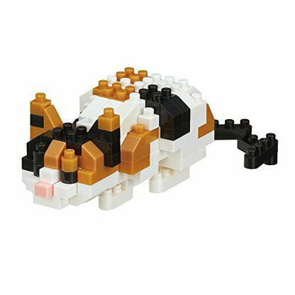 Nanoblock Nbc-265 Cat Breed Calico Cat- Japan Figure Store - #1 Bring To You The Best Japanese Goods
