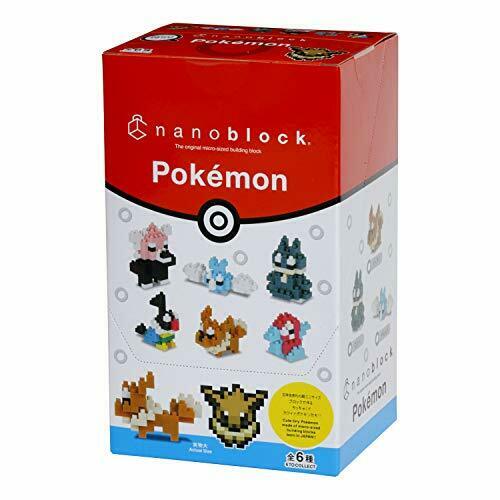 Nanoblock Nbmc_14s Mini Nano Pokemon Type : Normal 6pcs Complete Box - Japan Figure