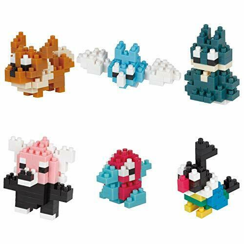 Nanoblock Nbmc_14s Mini Nano Pokemon Type : Normal 6pcs Complete Box- Japan Figure Store - #1 Bring To You The Best Japanese Goods