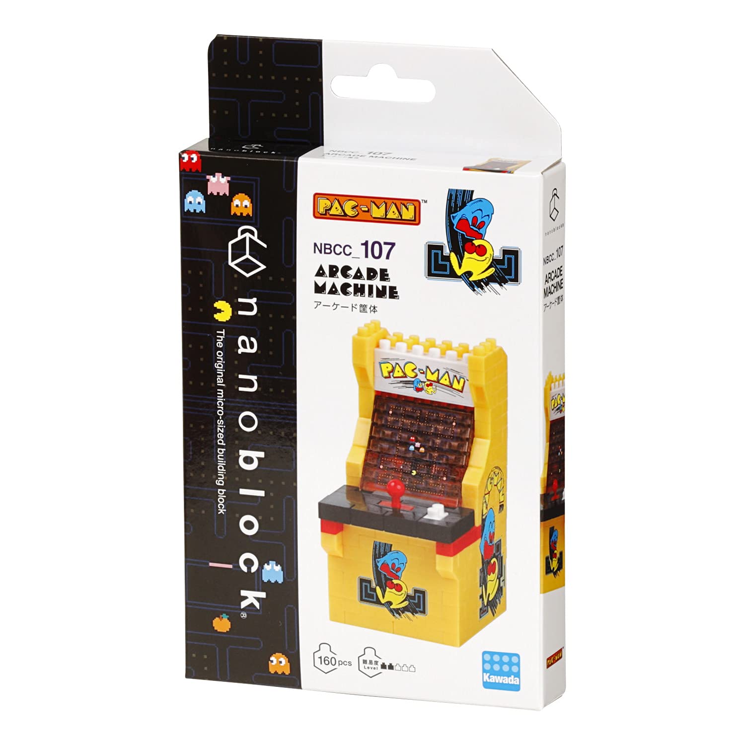 KAWADA Nbcc-107 Nanoblock Pac-Man Arcade Machine- Japan Figure Store - #1 Bring To You The Best Japanese Goods