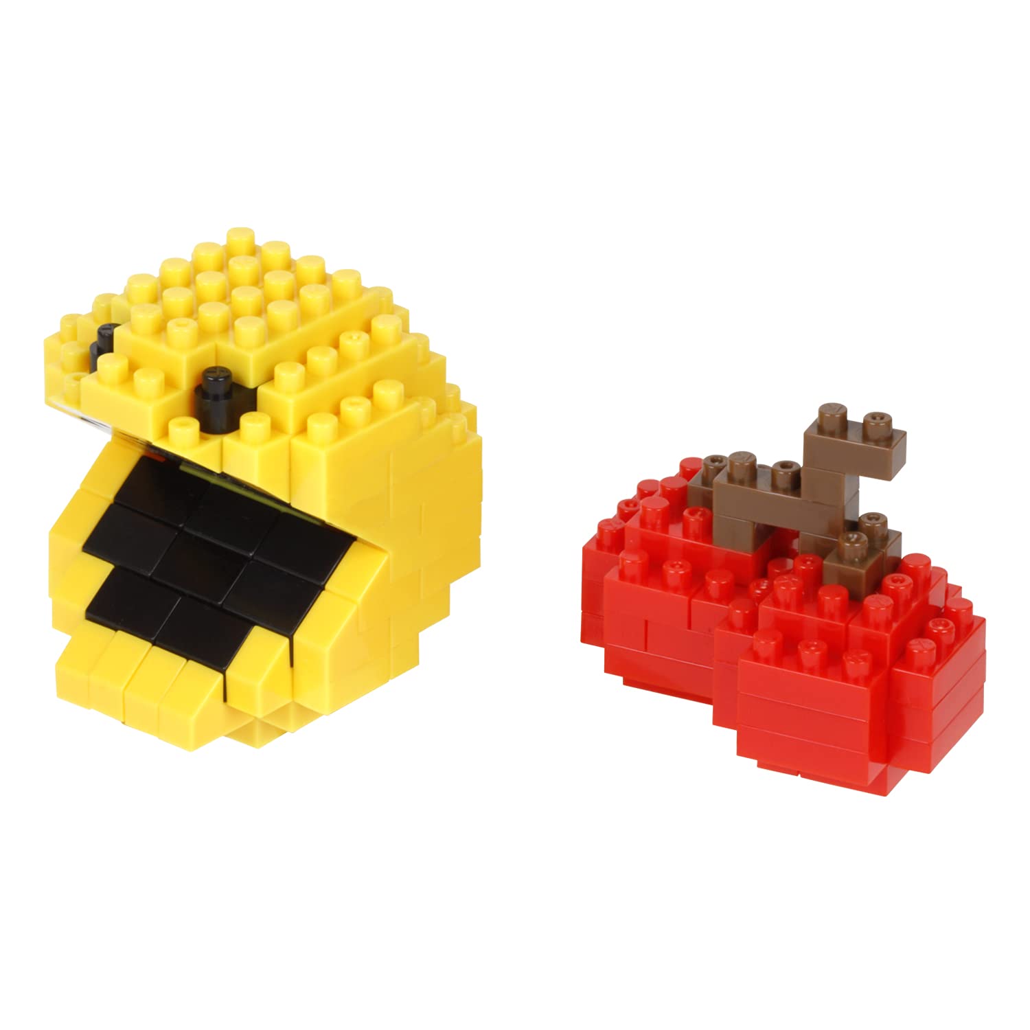 KAWADA Nbcc-105 Nanoblock Pac-Man Pac-Man & Cherry- Japan Figure Store - #1 Bring To You The Best Japanese Goods