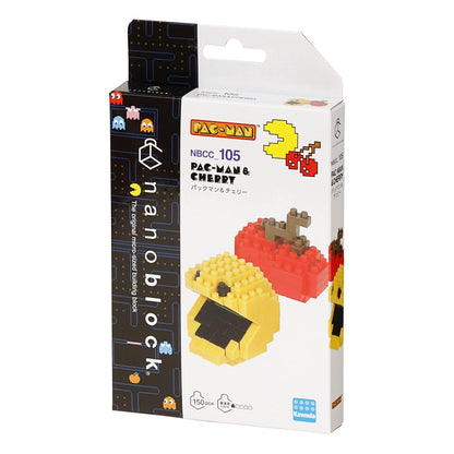 KAWADA Nbcc-105 Nanoblock Pac-Man Pac-Man & Cherry- Japan Figure Store - #1 Bring To You The Best Japanese Goods
