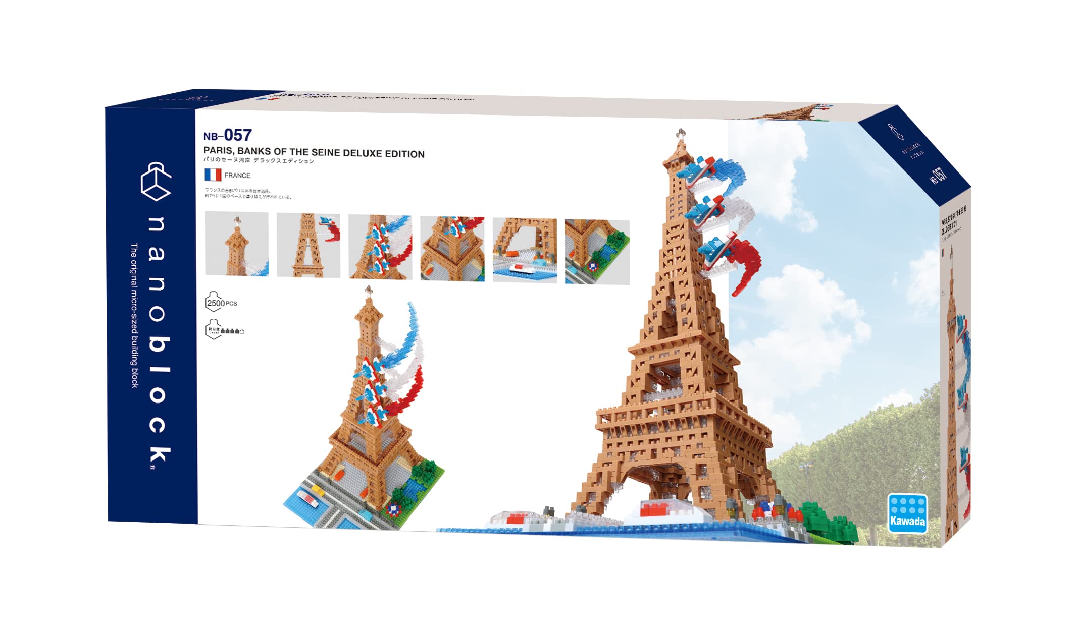 Kawada Nanoblock Eiffel Tower Nb-057- Japan Figure Store - #1 Bring To You The Best Japanese Goods