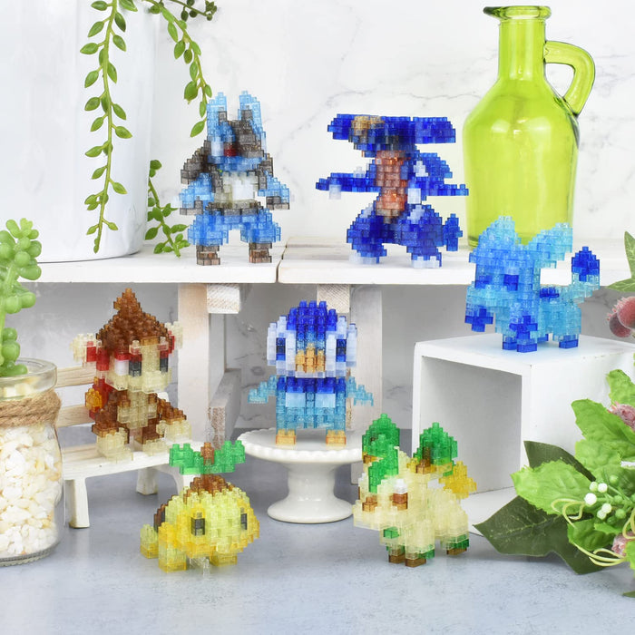 Kawada Nanoblock Pokemon Leafeon Brilliant Shining ver. NBPM_083 Japanese Toy Building Block- Japan Figure Store - #1 Bring To You The Best Japanese Goods