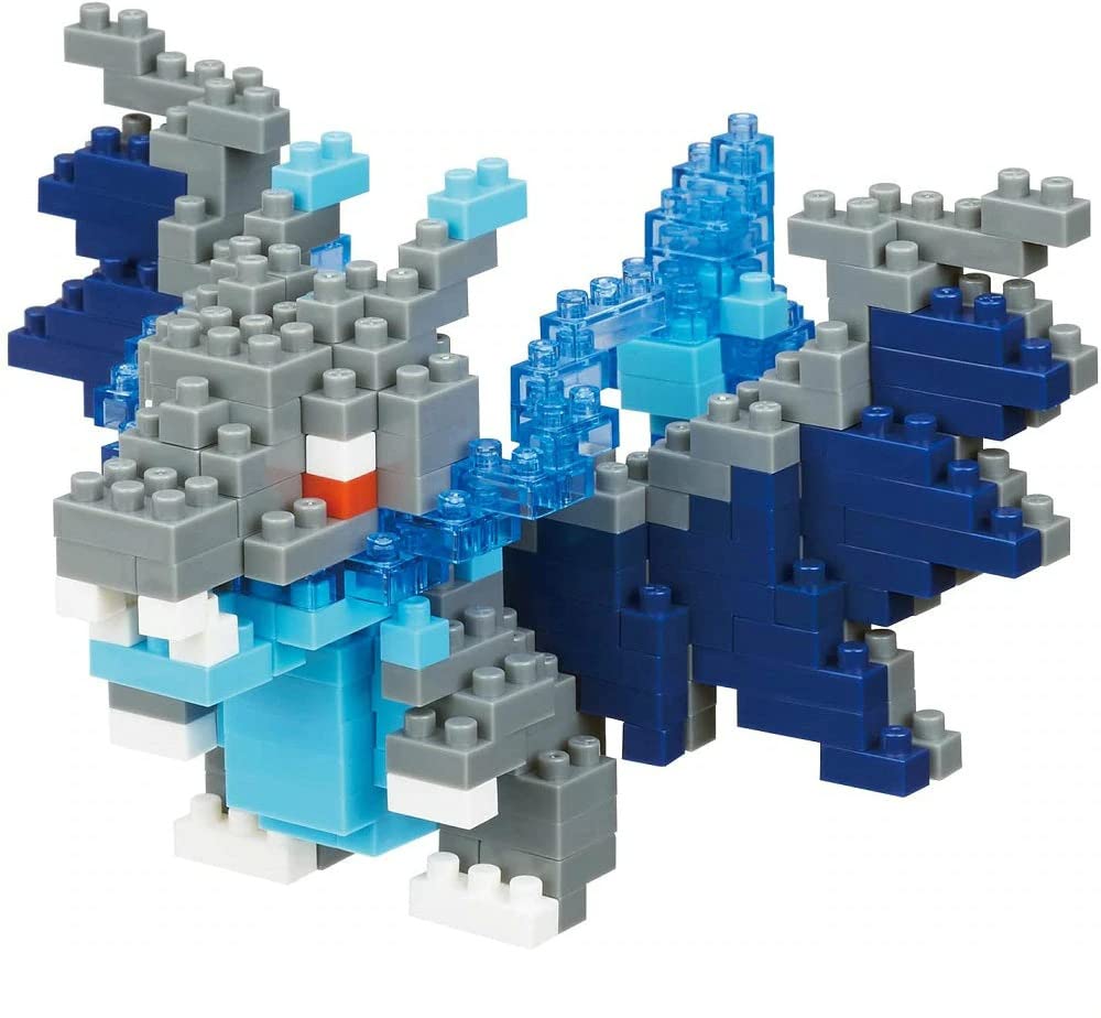 Kawada Nanoblock Pokemon Mega Lizardon X Nbpm_057 Japanese Toy Building Block- Japan Figure Store - #1 Bring To You The Best Japanese Goods