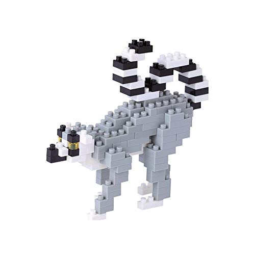 KAWADA Nbc-166 Nanoblock Ring-Tailed Lemur- Japan Figure Store - #1 Bring To You The Best Japanese Goods