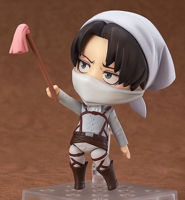 Nendoroid 417 Attack On Titan Levi Cleaning Ver. Figure Good Smile Company- Japan Figure Store - #1 Bring To You The Best Japanese Goods