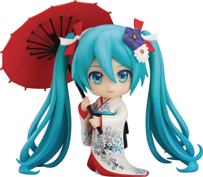 Nendoroid Character Vocal Series 01 Hatsune Miku Hatsune Miku Fuyuki Kosode Ver. Non-Scale Abs Pvc Painted Movable Figure G12180- Japan Figure Store - #1 Bring To You The Best Japanese Goods