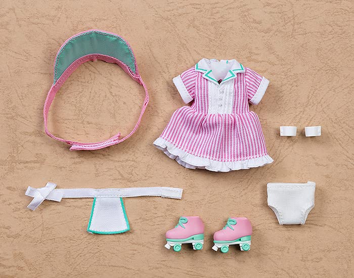 Good Smile Company Nendoroid Doll Diner Girl Outfit Set Pink- Japan Figure Store - #1 Bring To You The Best Japanese Goods