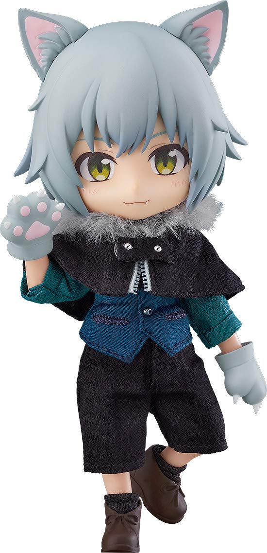 Good Smile Company Nendoroid Doll Wolf-Kun Ash Painted Figure- Japan Figure Store - #1 Bring To You The Best Japanese Goods