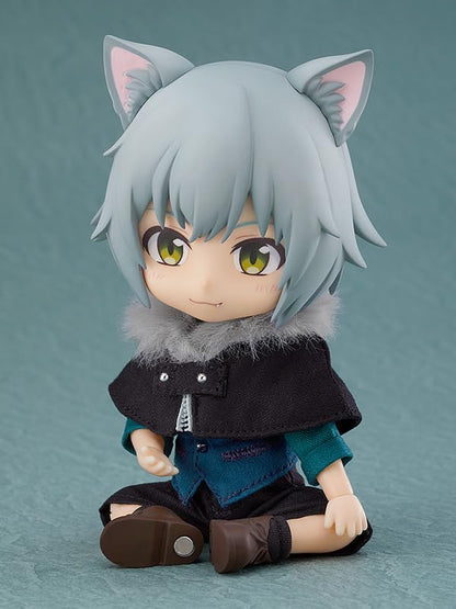Good Smile Company Nendoroid Doll Wolf-Kun Ash Painted Figure- Japan Figure Store - #1 Bring To You The Best Japanese Goods