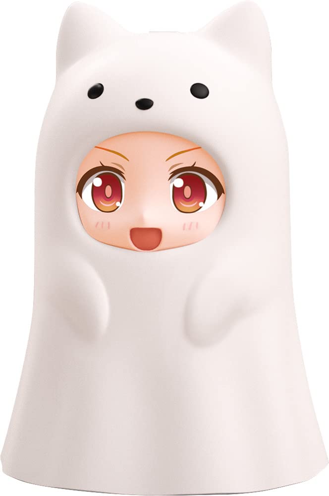 Nendoroid More: Face Parts Case Ghost Cat [Shiro]- Japan Figure Store - #1 Bring To You The Best Japanese Goods