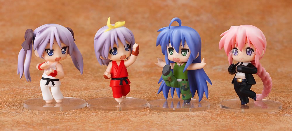 Good Smile Company Nendoroid Petit Lucky Star X Street Fighter Movable Figure Set- Japan Figure Store - #1 Bring To You The Best Japanese Goods
