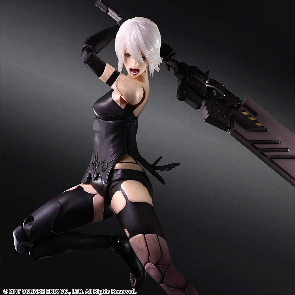 Nier Automata Play Arts Kai Yorha Type A No. 2 Dx Version Pre-Painted Pvc Action Figure- Japan Figure Store - #1 Bring To You The Best Japanese Goods