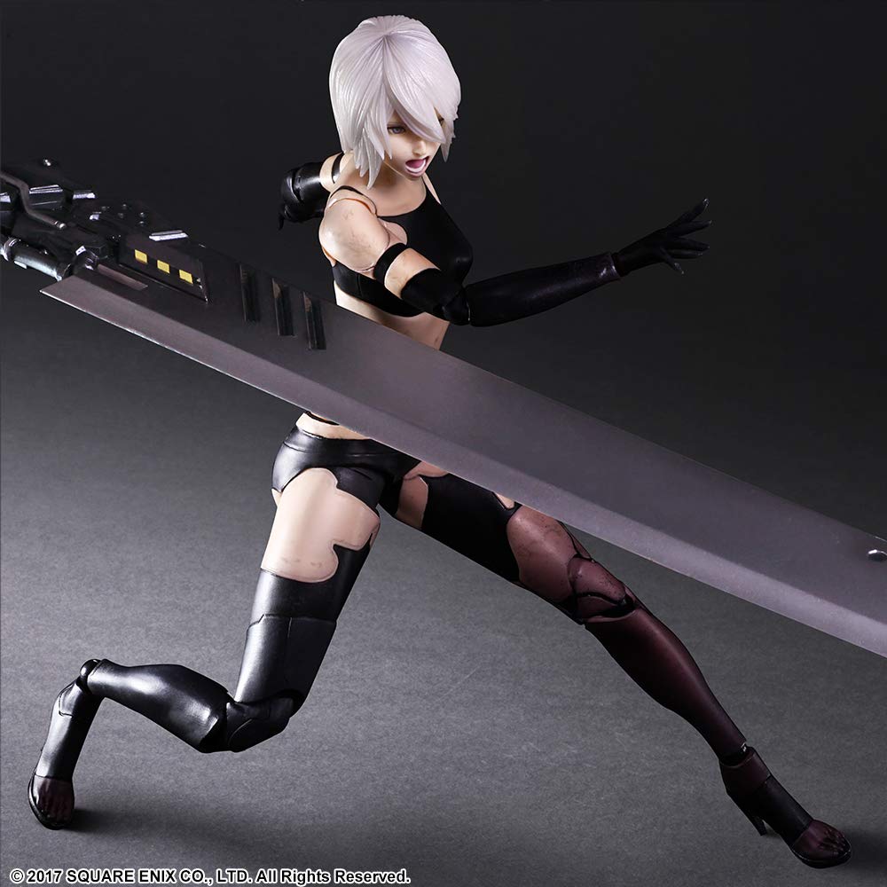 Nier Automata Play Arts Kai Yorha Type A No. 2 Dx Version Pre-Painted Pvc Action Figure- Japan Figure Store - #1 Bring To You The Best Japanese Goods