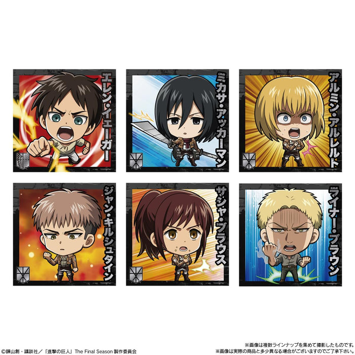 Bandai Japan Shokugan Attack On Titan Seal Wafer Vol.1 Box (20 Pieces)- Japan Figure Store - #1 Bring To You The Best Japanese Goods