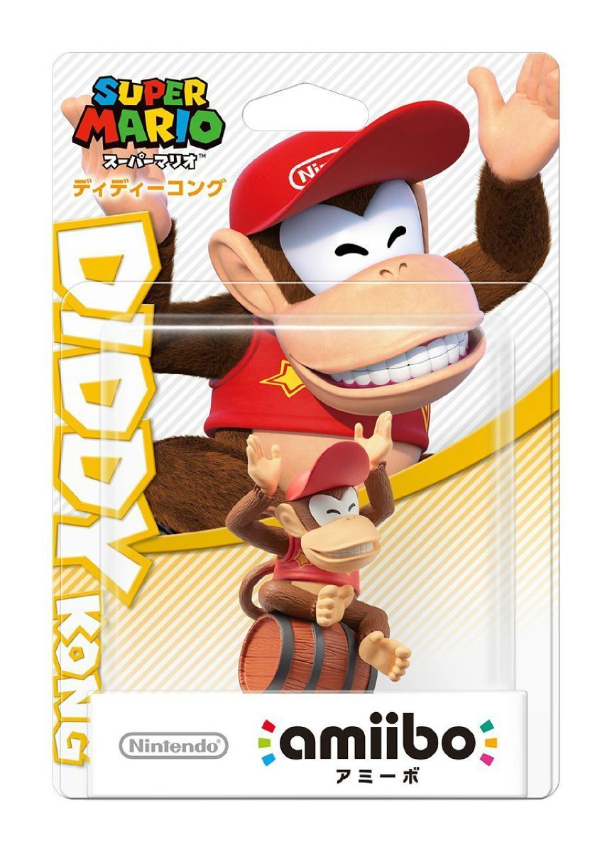 Nintendo Amiibo Super Mario Bros. Diddy Kong 3ds Wii Accessories- Japan Figure Store - #1 Bring To You The Best Japanese Goods