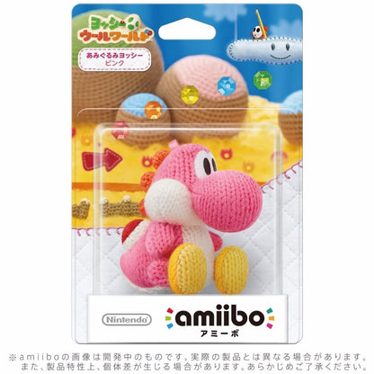 Nintendo Amiibo Yarn Yoshi Pink Yoshi's Woolly World 3ds Wii U Accessories- Japan Figure Store - #1 Bring To You The Best Japanese Goods
