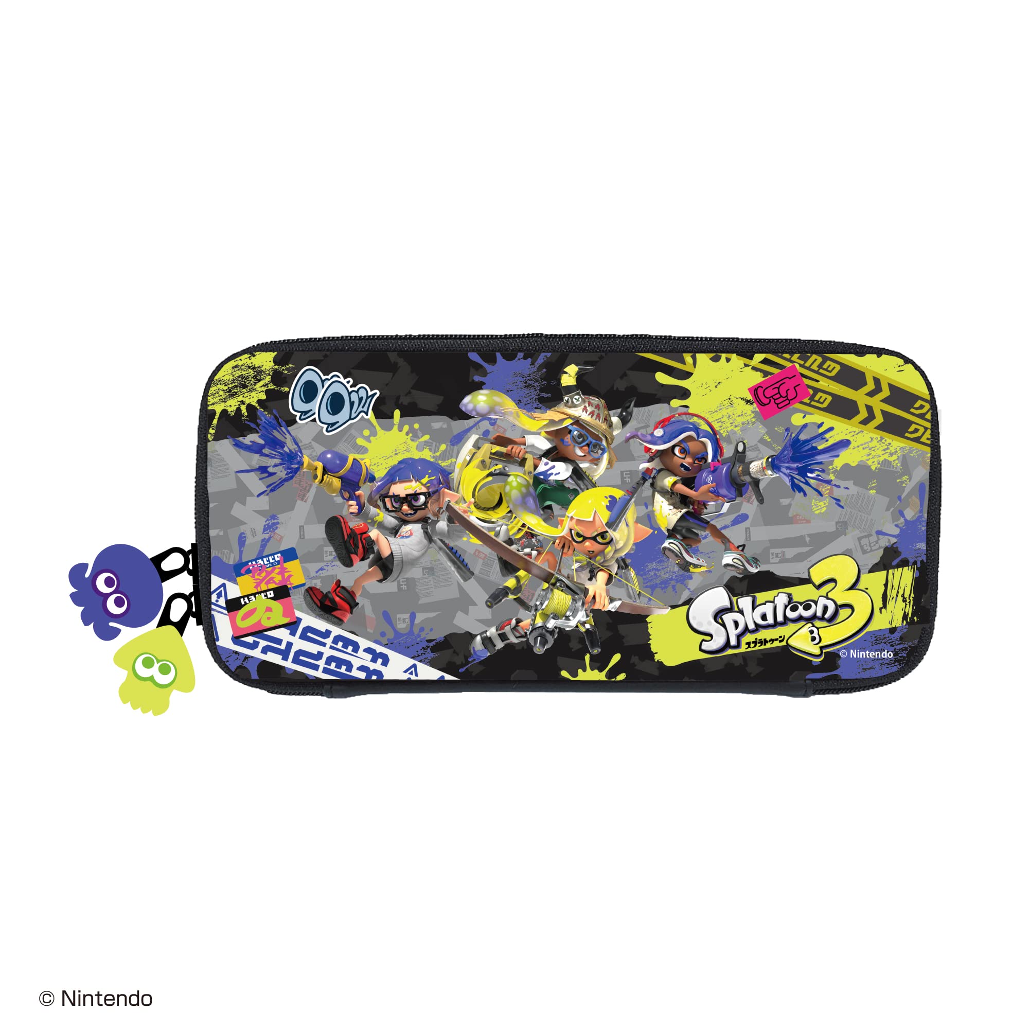 Nintendo Switch Smart Pouch Eva Splatoon 3 B Pattern- Japan Figure Store - #1 Bring To You The Best Japanese Goods