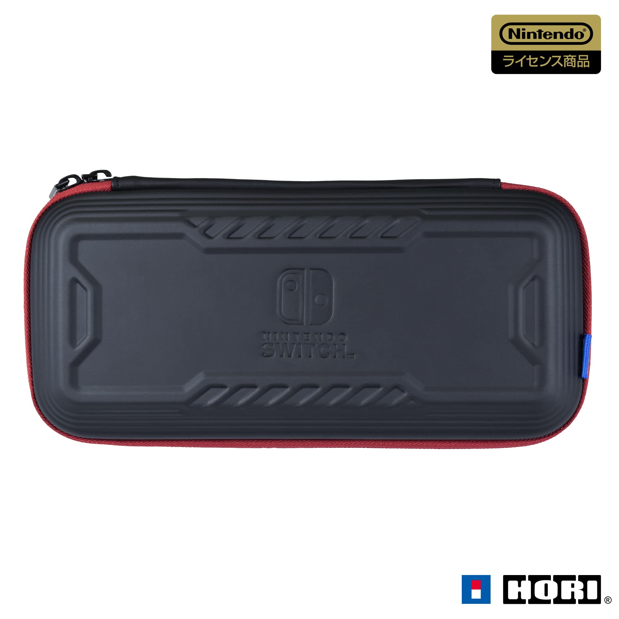 HORI Tough Pouch Plus For Nintendo Switch / Nintendo Switch Oled Model Red X Black- Japan Figure Store - #1 Bring To You The Best Japanese Goods