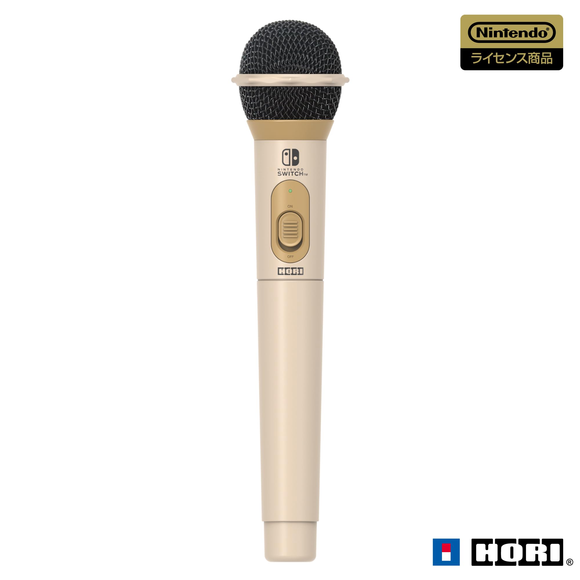 Hori Wireless Karaoke Microphone Beige For Nintendo Switch™ & Pc - Japan Licensed- Japan Figure Store - #1 Bring To You The Best Japanese Goods