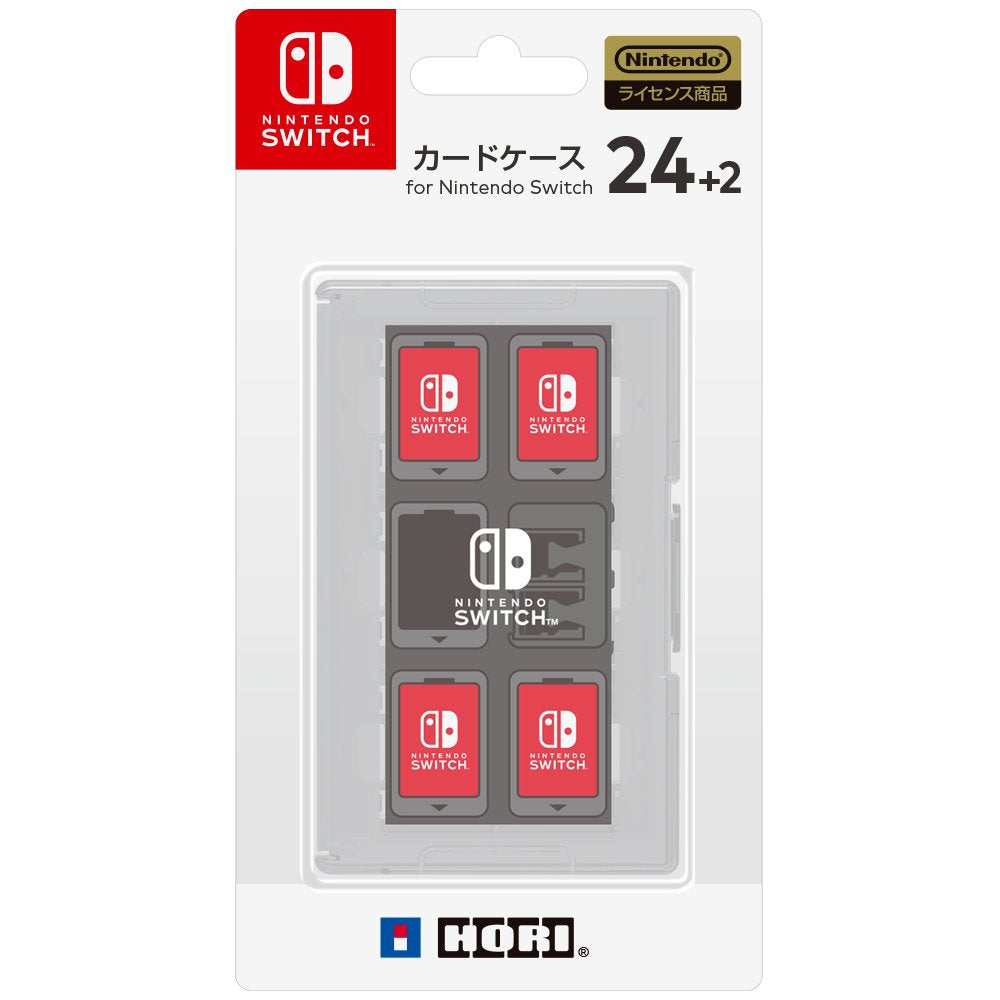 HORI Game Card Case 24+2 White For Nintendo Switch- Japan Figure Store - #1 Bring To You The Best Japanese Goods