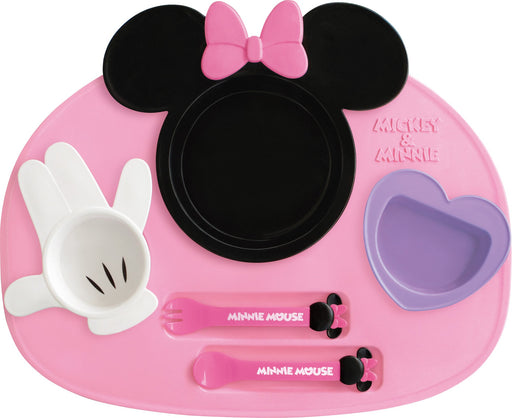 Kam Kasei Nishiki Japan Disney Minnie Mouse Icon Lunch Plate- Japan Figure Store - #1 Bring To You The Best Japanese Goods