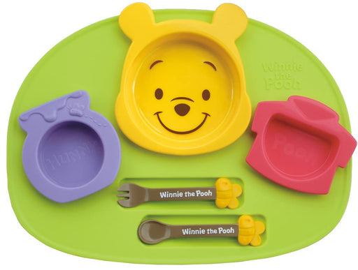 Kam Kasei Nishiki Japan Disney Winnie The Pooh Icon Lunch Plate- Japan Figure Store - #1 Bring To You The Best Japanese Goods
