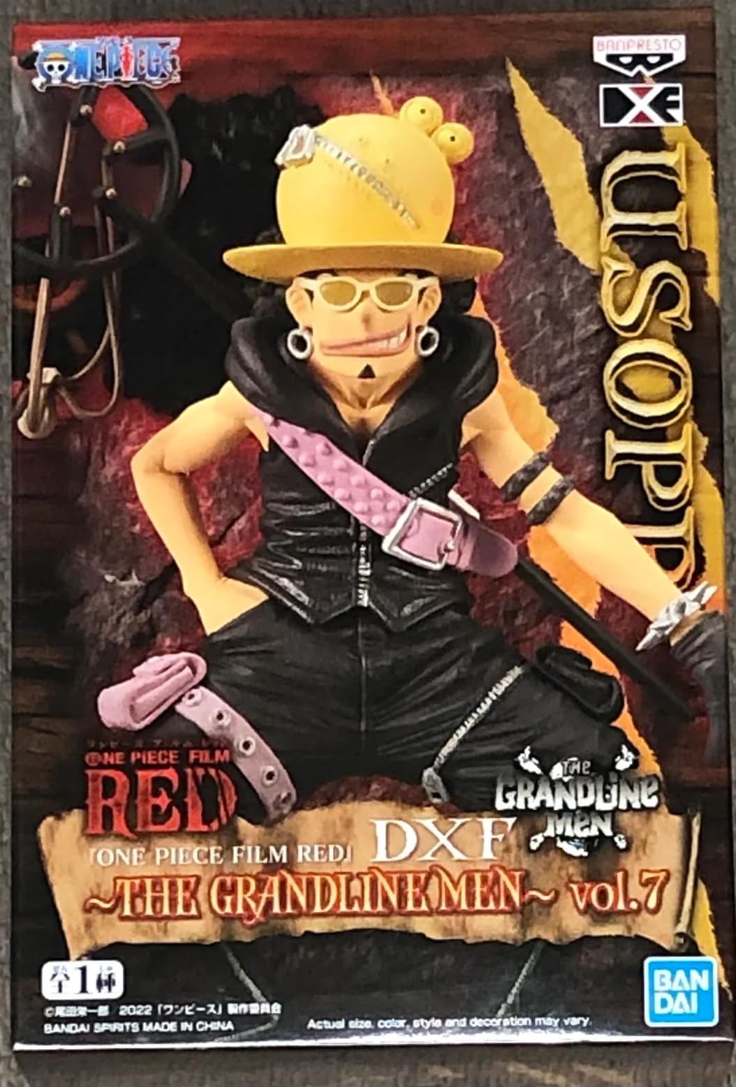 Banpresto One Piece Film Red Usopp Figure - The Grandline Men Vol.7 Series- Japan Figure Store - #1 Bring To You The Best Japanese Goods